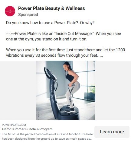 Meta (Facebook & Instagram) ads campaign results by Inventive Media